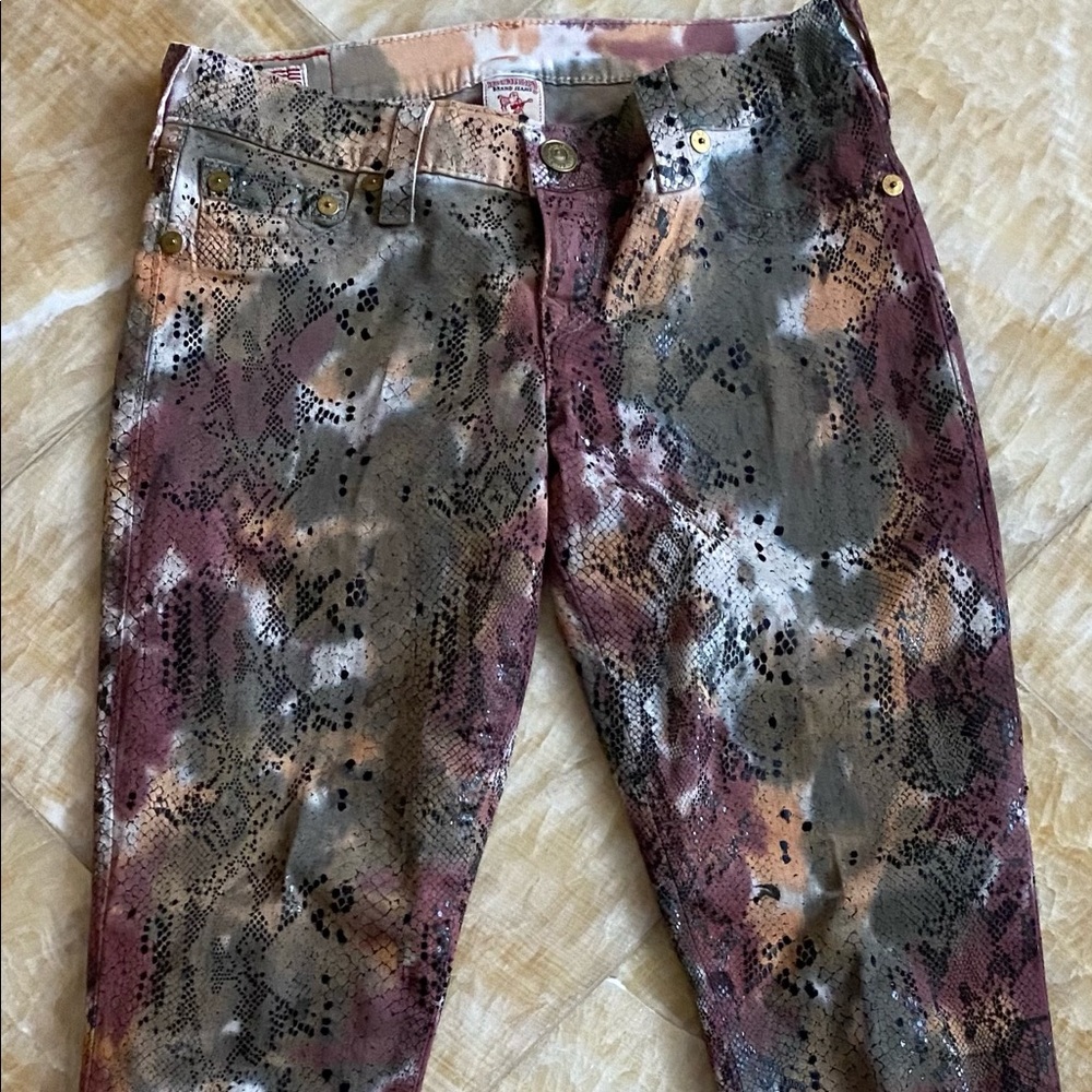 True religion brand new snake pant
